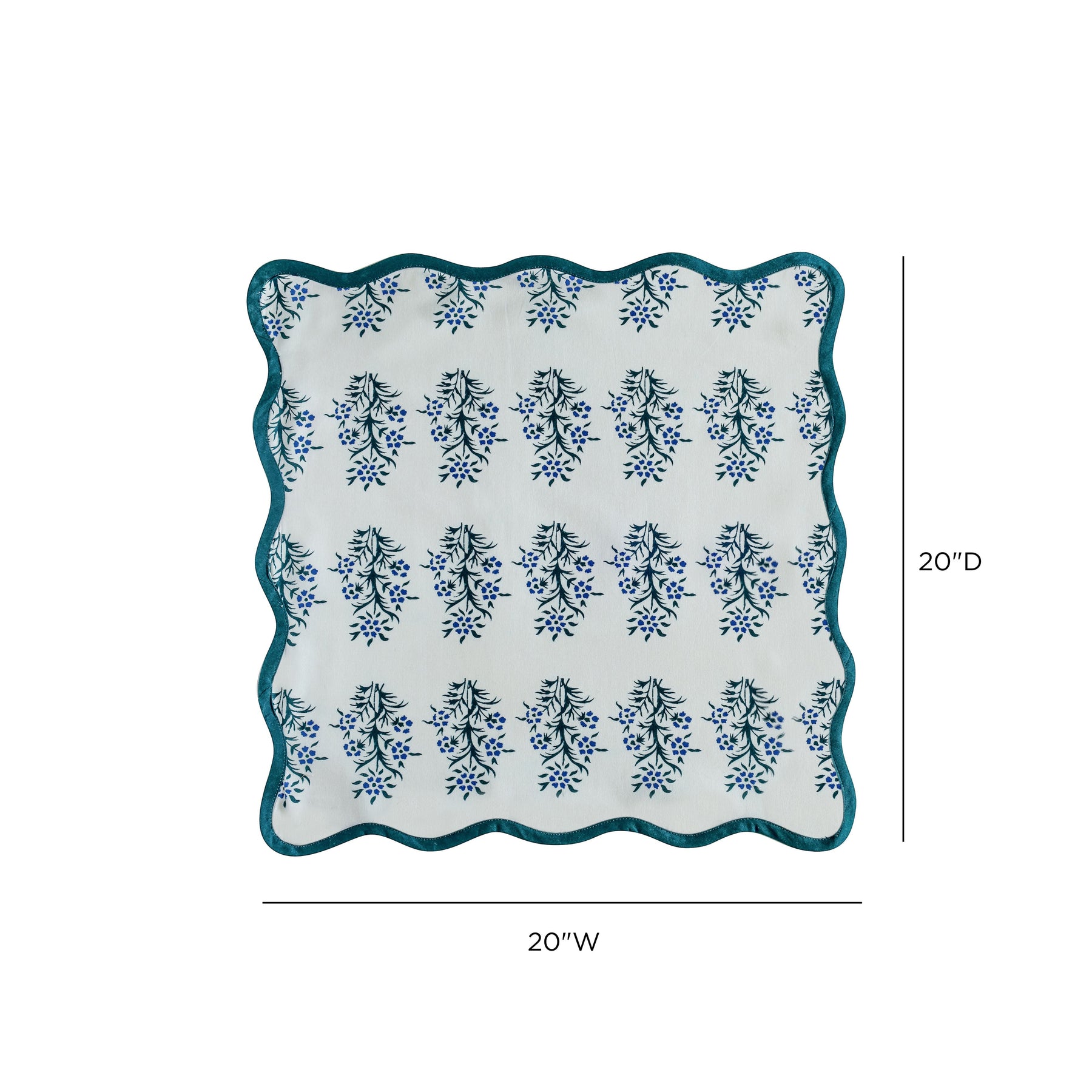 Crissy Cotton Canvas Printed Napkins - Set of 4