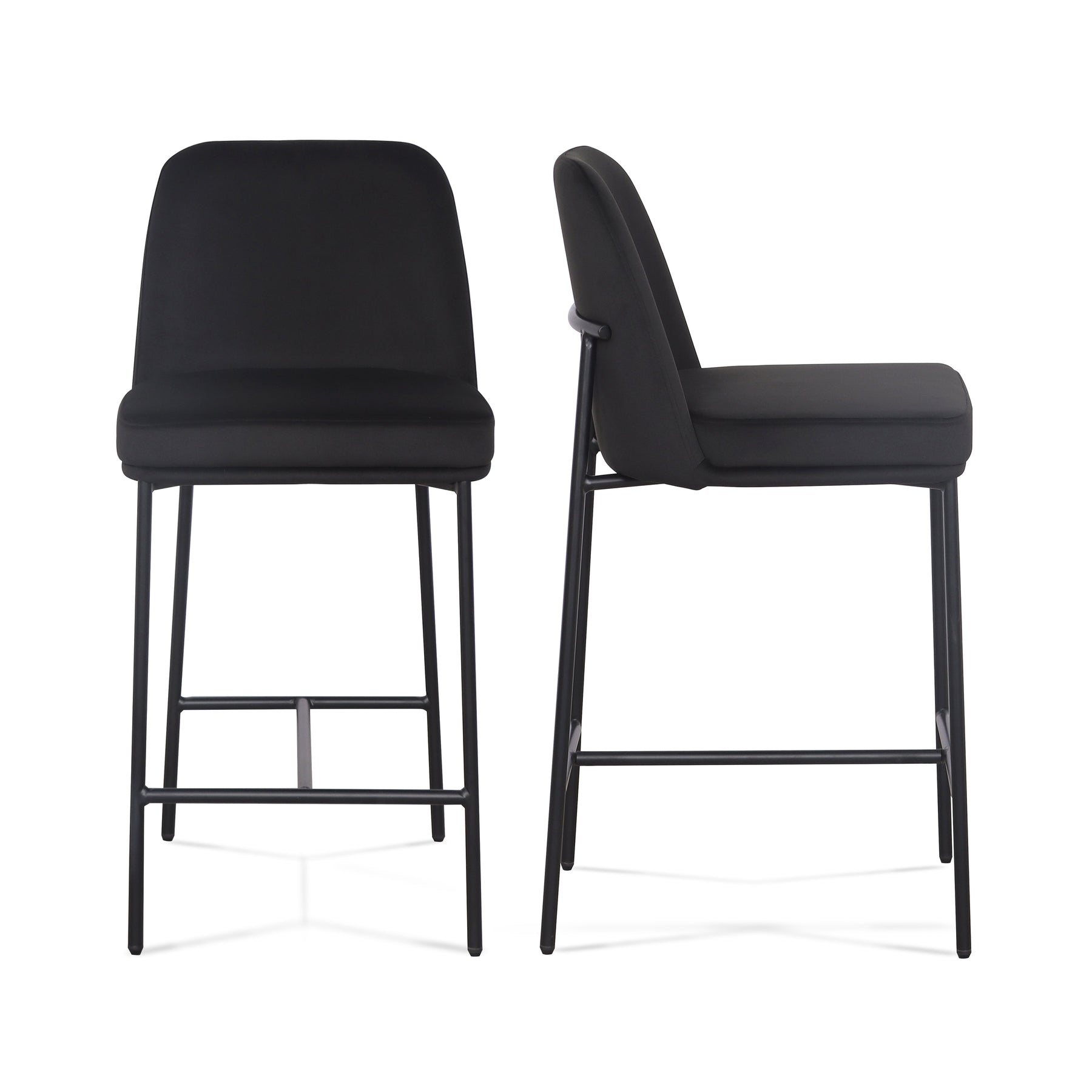 Sydney Performance Velvet Counter Stool Set of 2