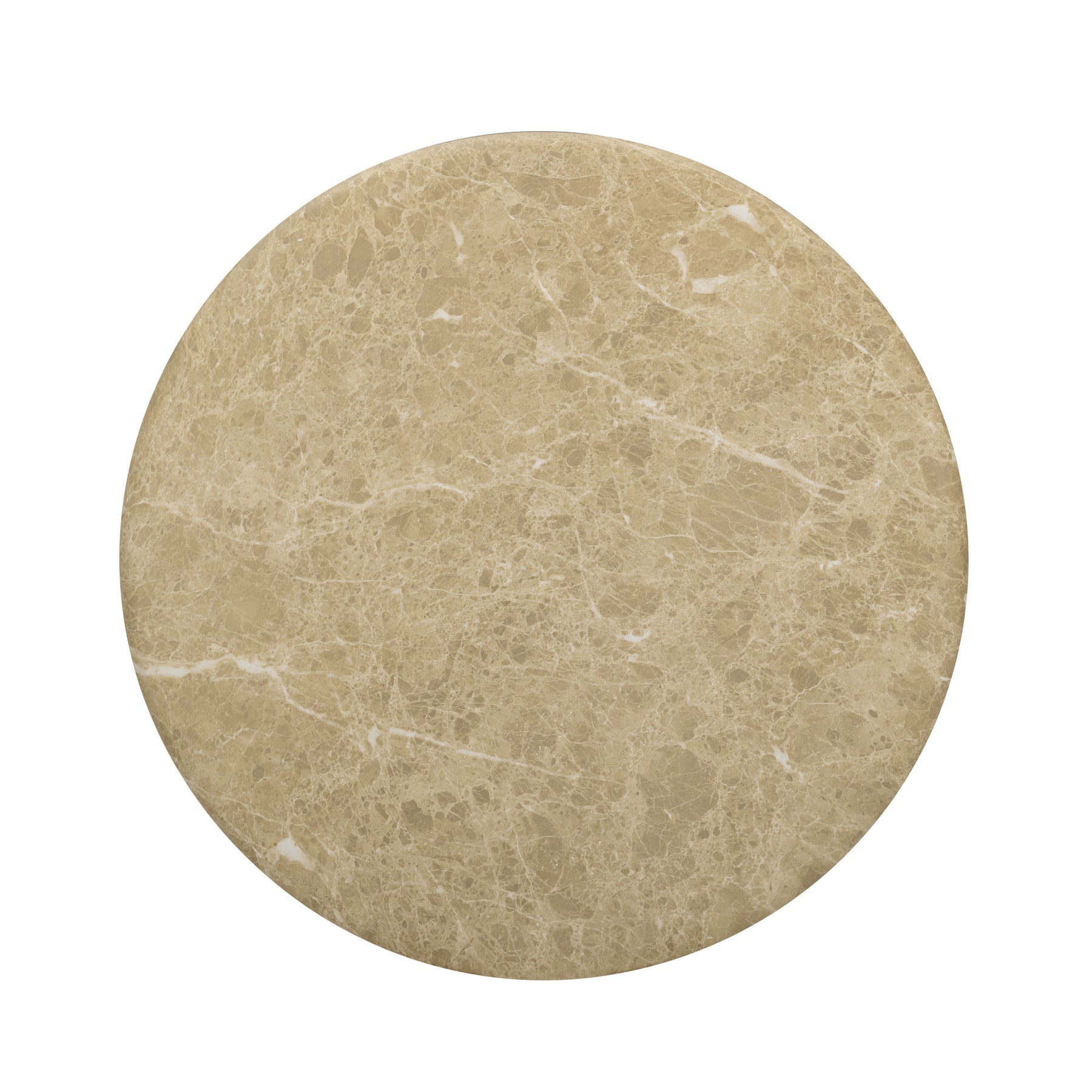 Cynthia Light Emperador Faux Marble Indoor/Outdoor Side Table
