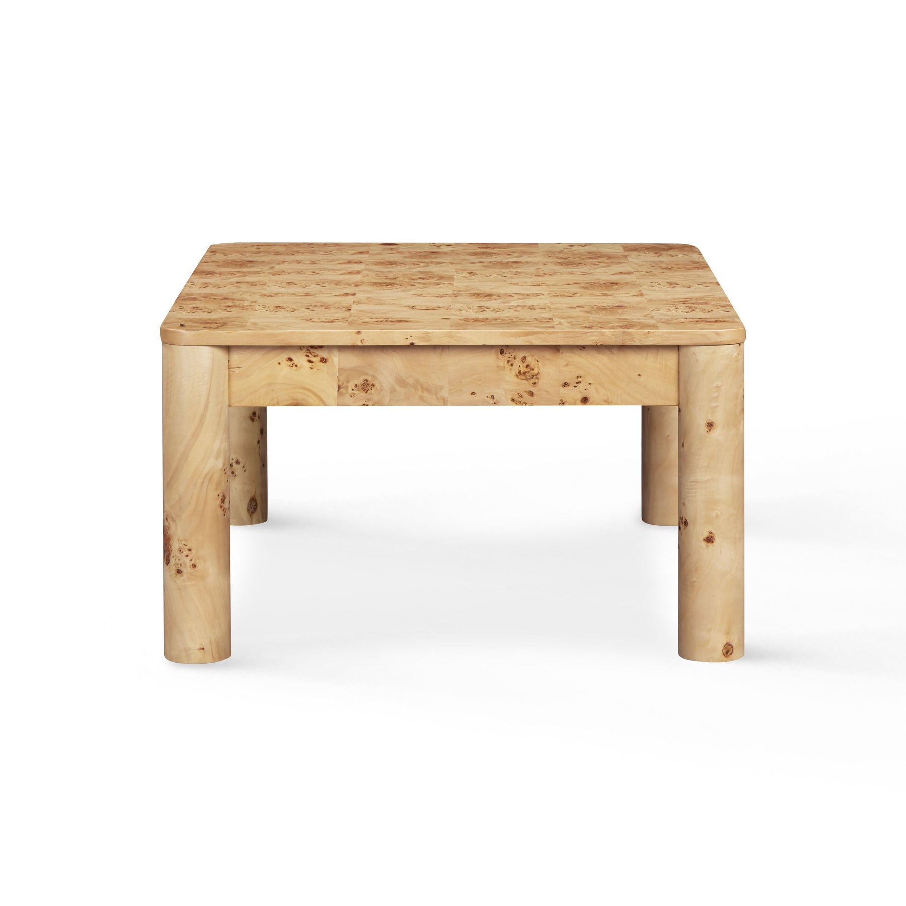 Berri 39" Natural Burl Coffee Table