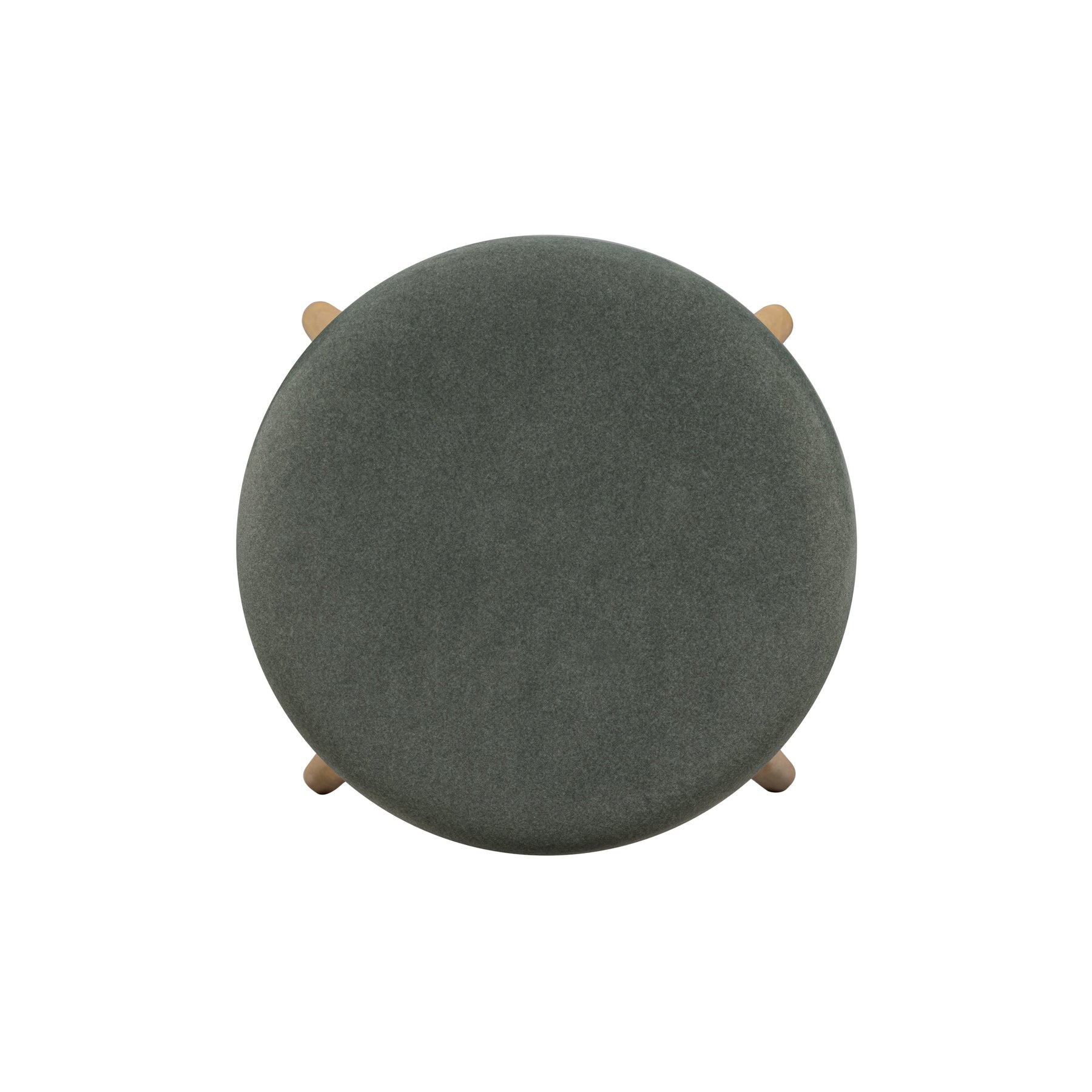 Oodle Green Performance Vegan Mohair Natural Counter Stool