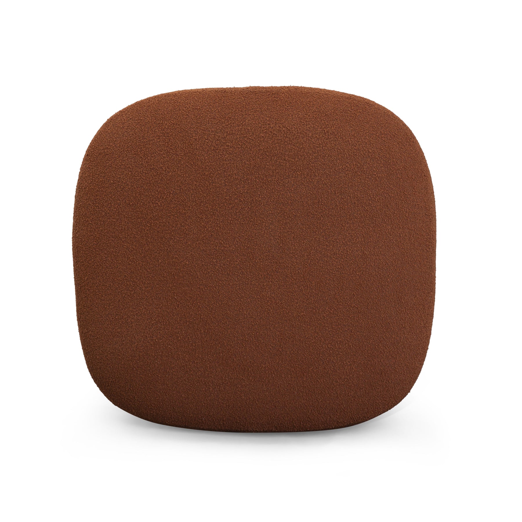 Domina Autumn Red Boucle Ottoman