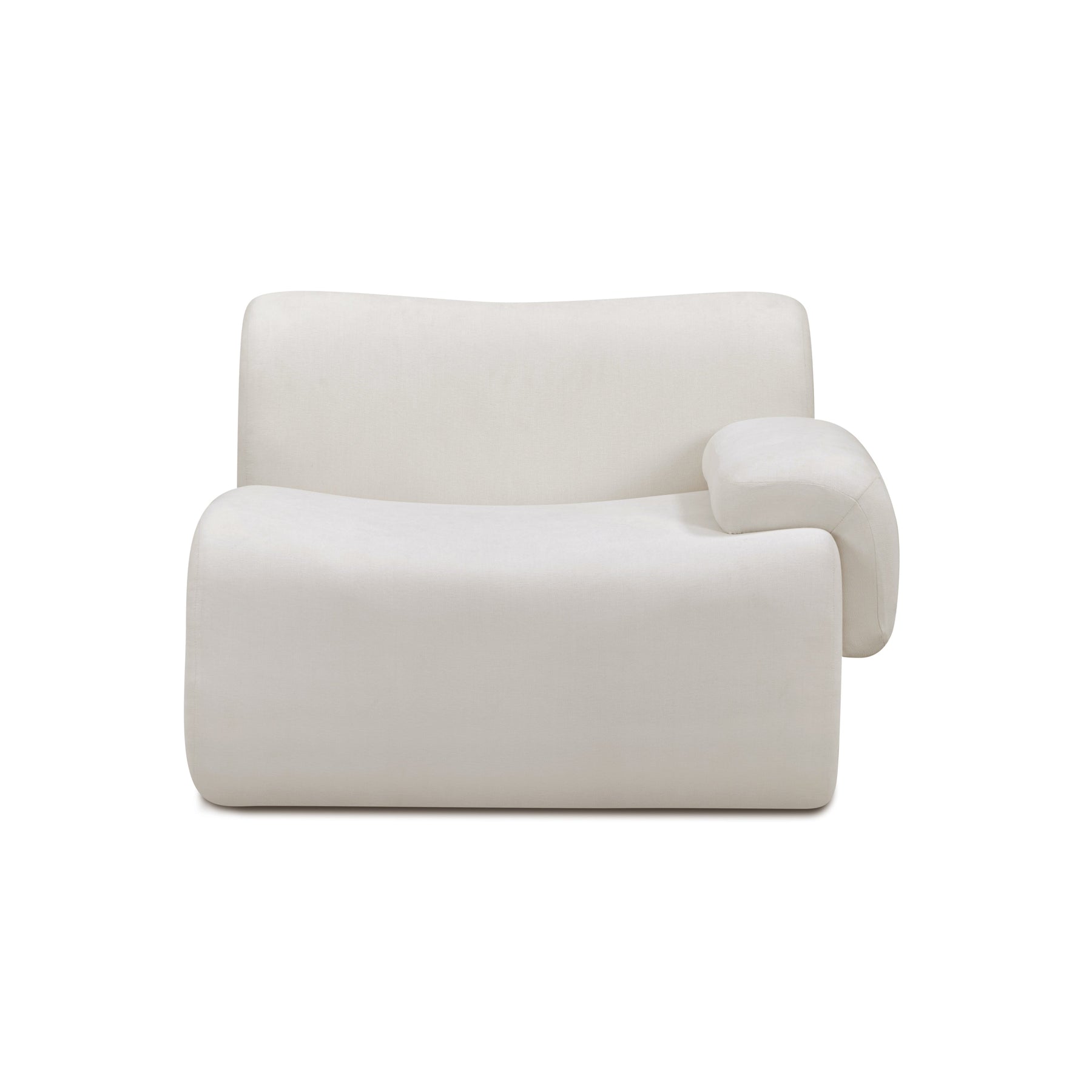 Zenith Contract-Grade Upcycled Fabric Corner Chair