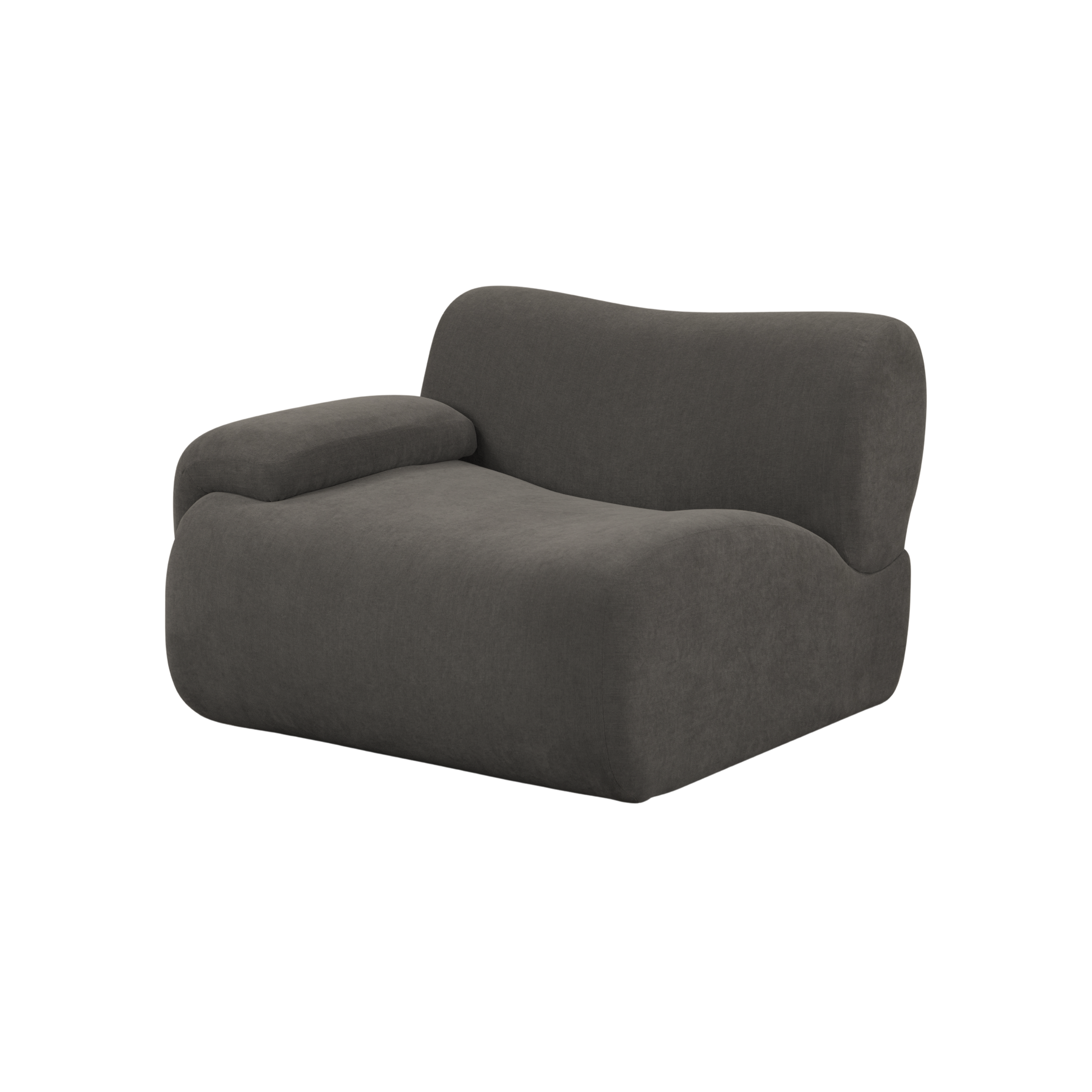 Zenith Contract-Grade Upcycled Fabric Corner Chair