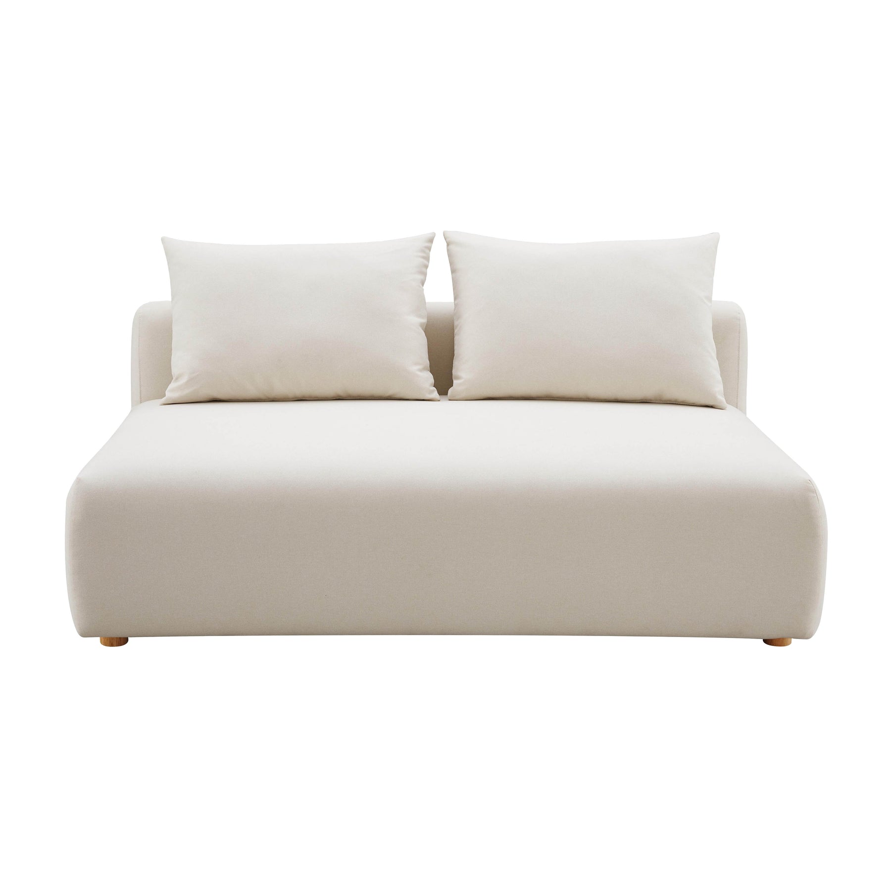 Hangover 64" Armless Loveseat
