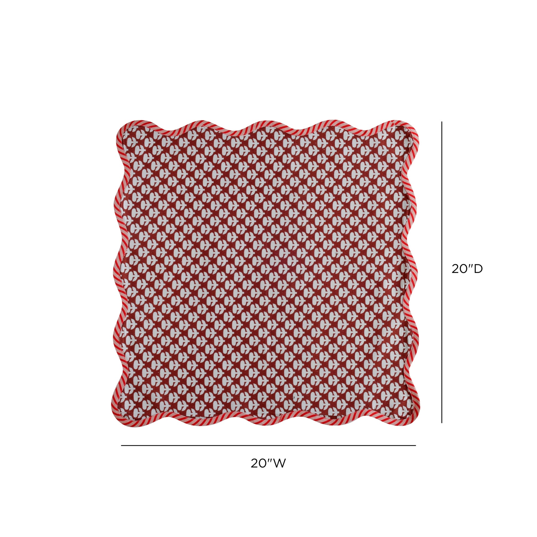 Crissy Cotton Canvas Printed Napkins - Set of 4
