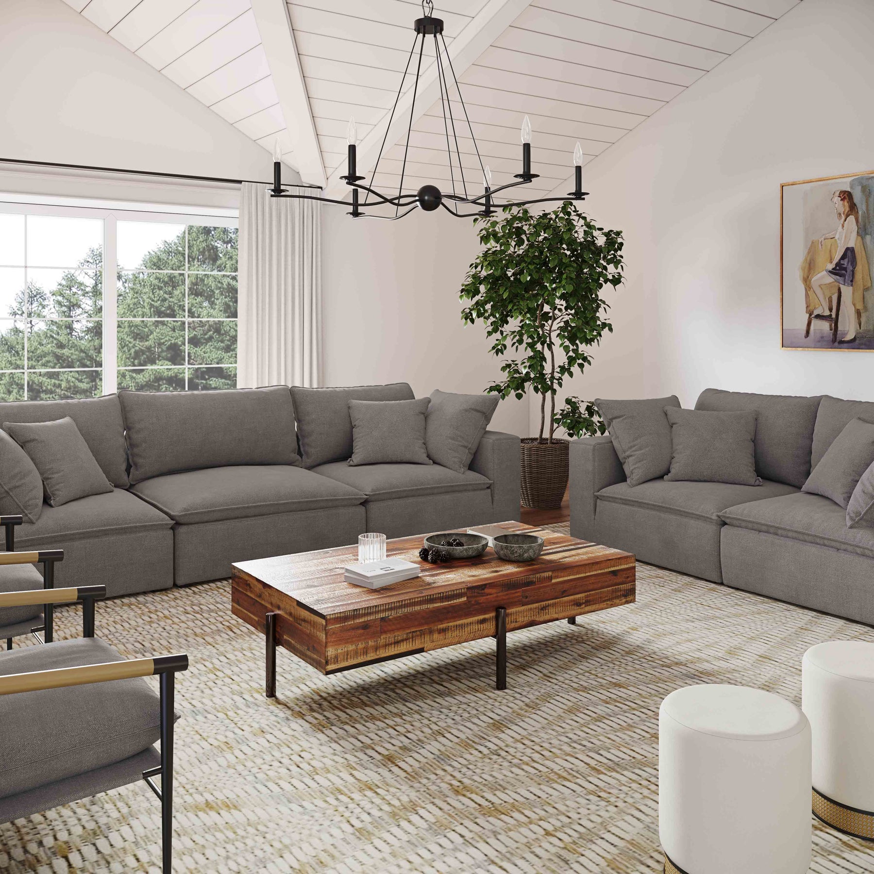 Cali 80" Modular Loveseat