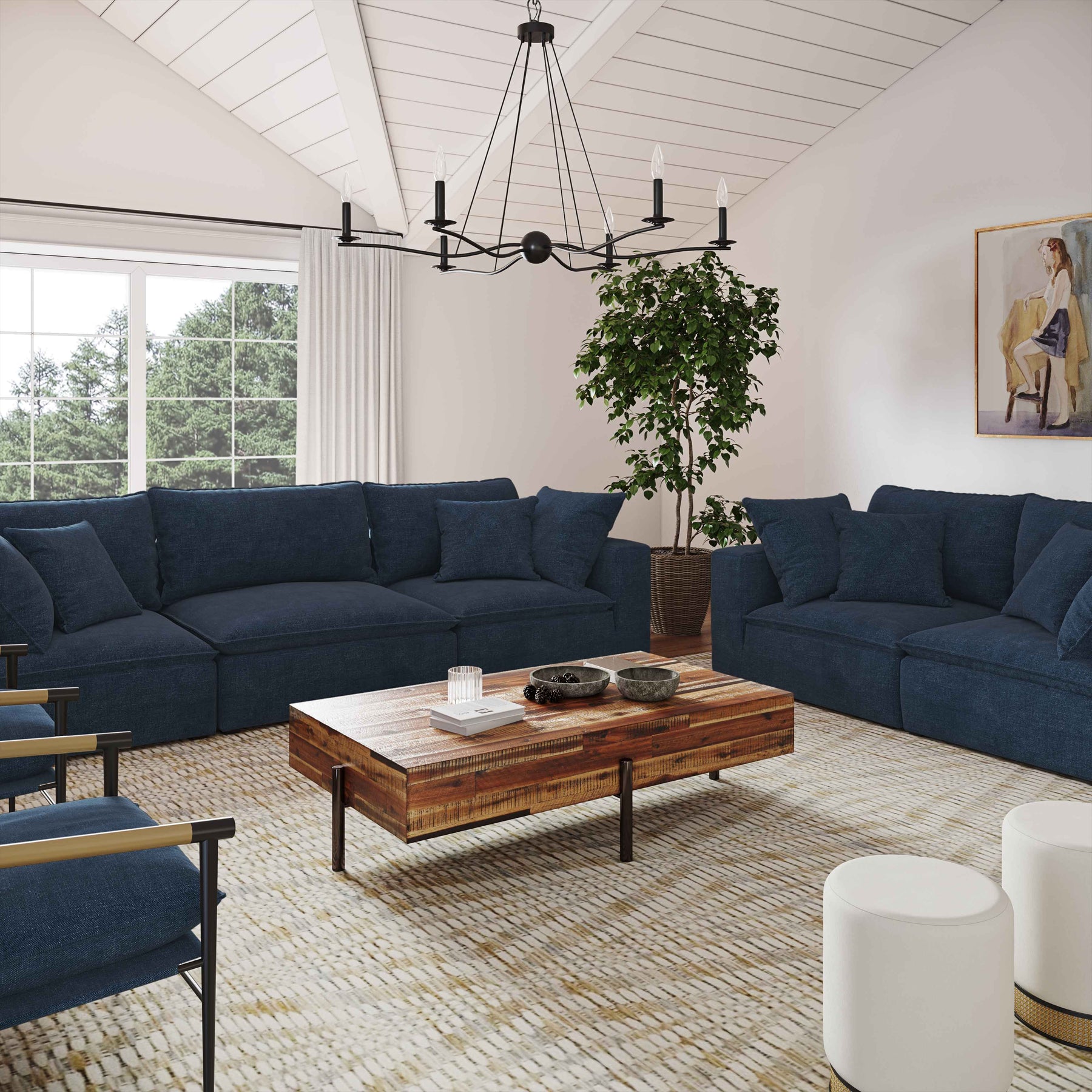 Cali 80" Modular Loveseat