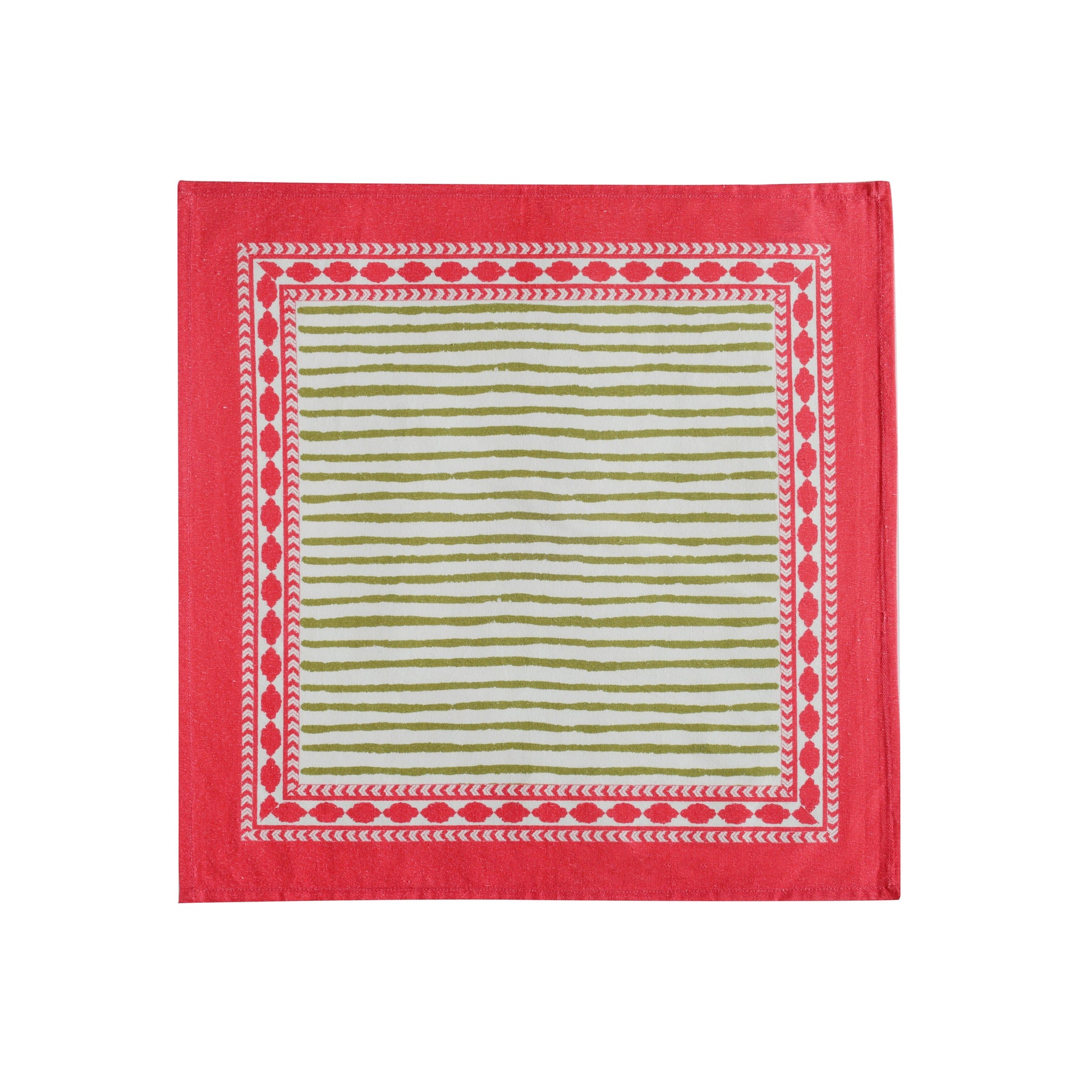 Crissy Cotton Canvas Printed Napkins - Set of 4