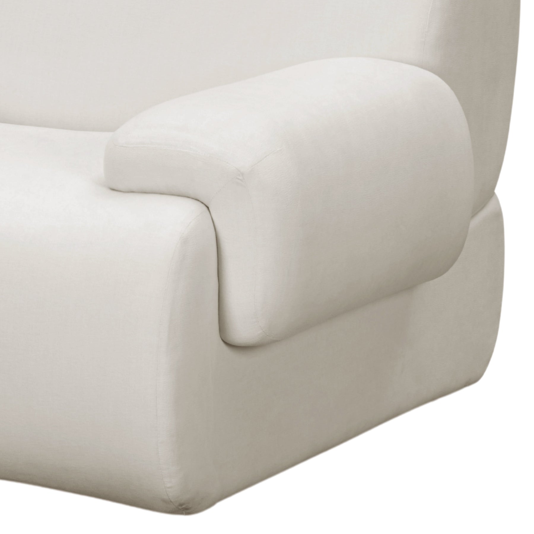 Zenith 116.5" Contract-Grade Upcycled Fabric Modular Sofa