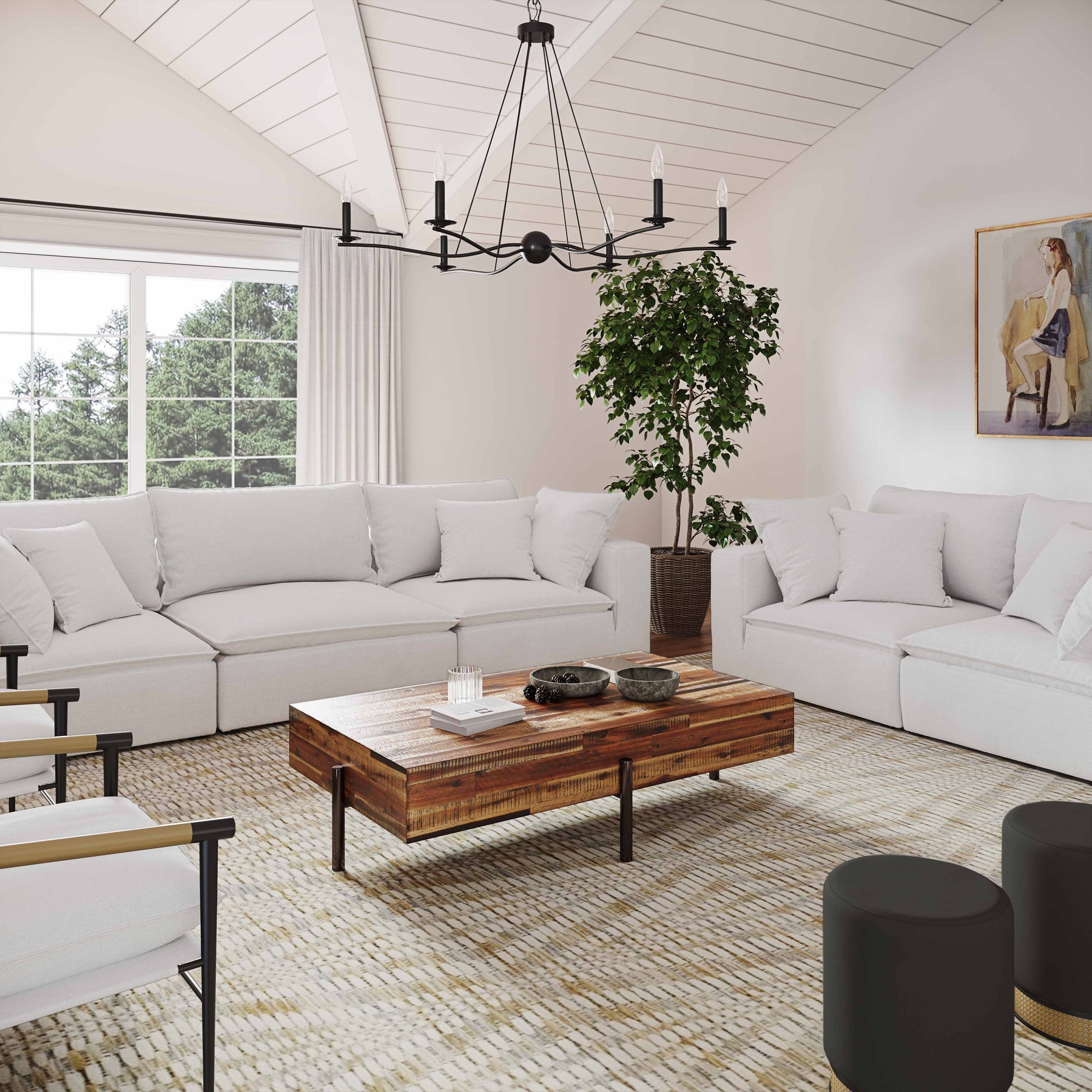 Cali 80" Modular Loveseat