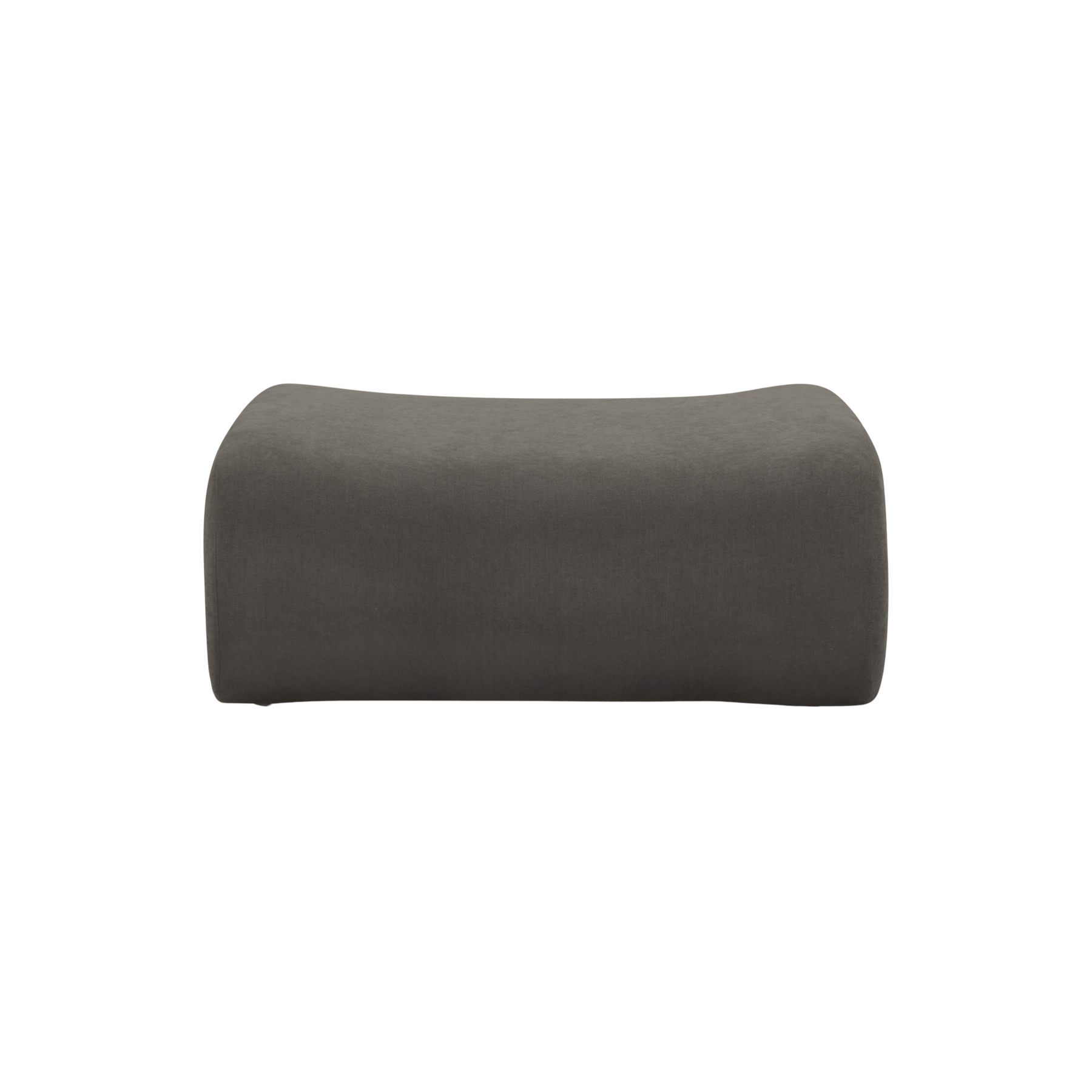 Zenith Contract-Grade Upcycled Fabric Ottoman