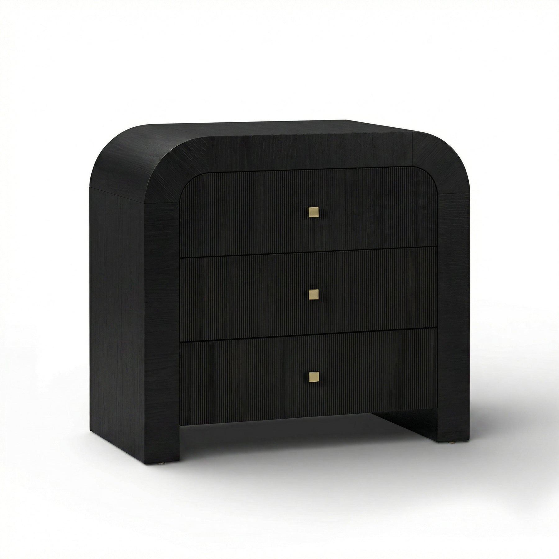 Hump 38" Arched 3-Drawer Bedside Chest