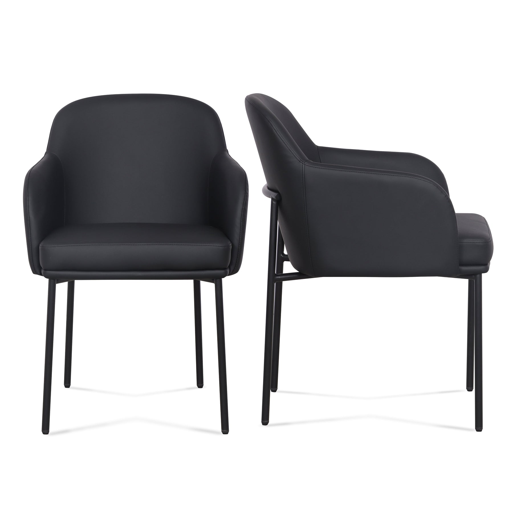 Sydney Performance Vegan Leather Armchair - Set of 2