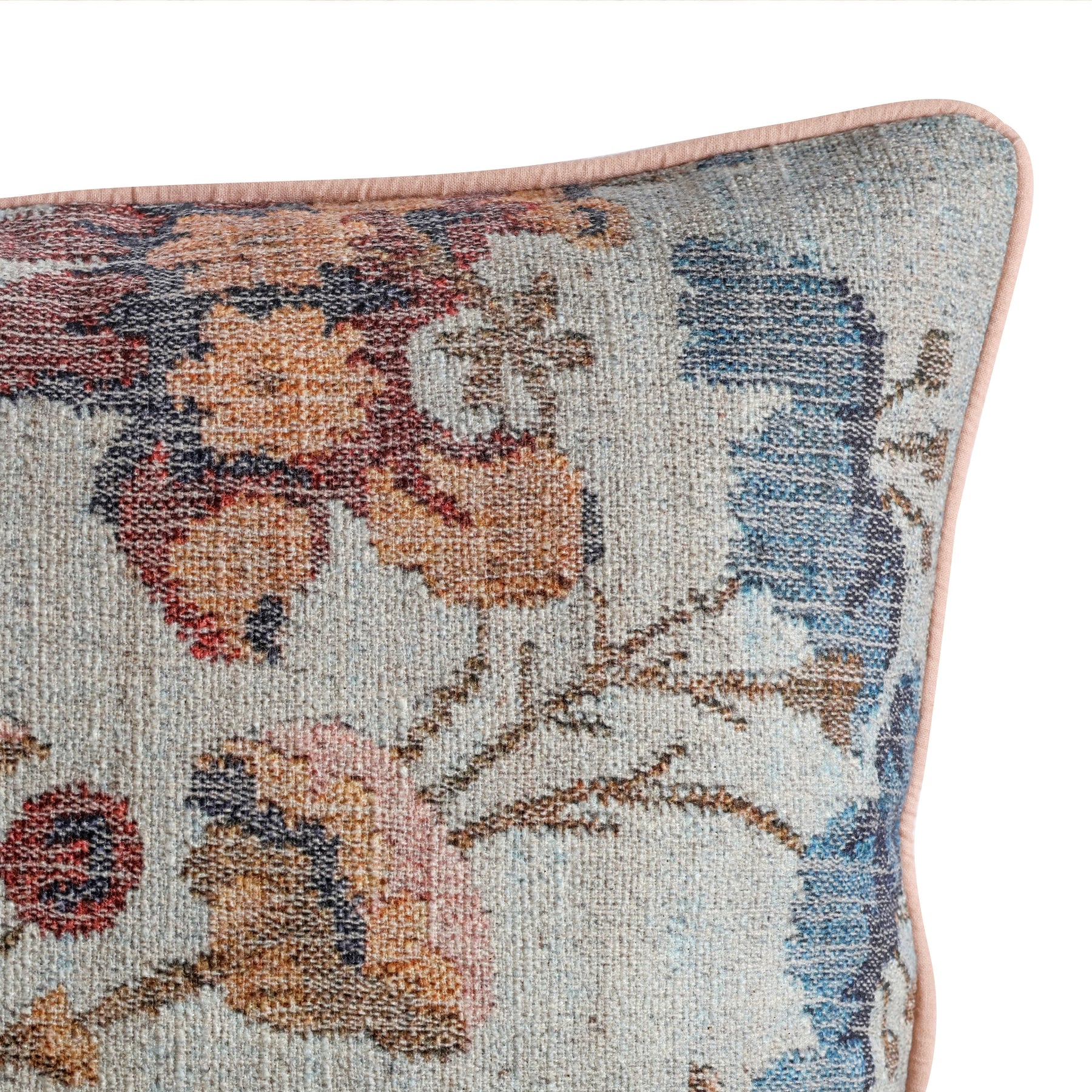 Taman 20" Natural Cotton Throw Pillow