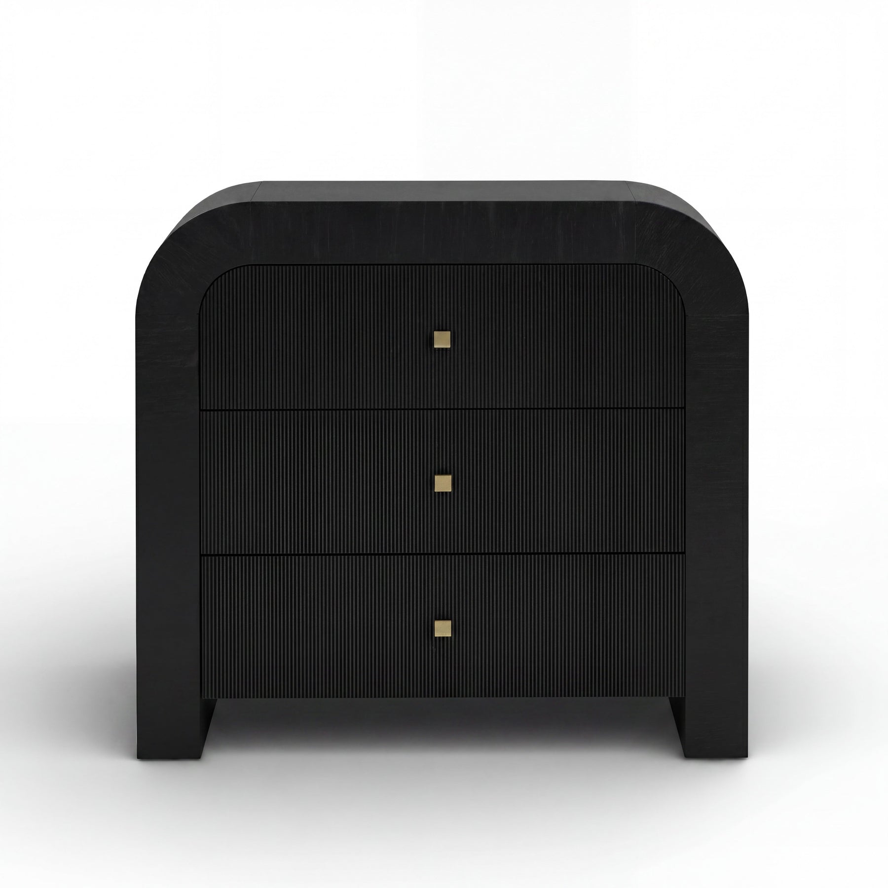Hump 38" Arched 3-Drawer Bedside Chest