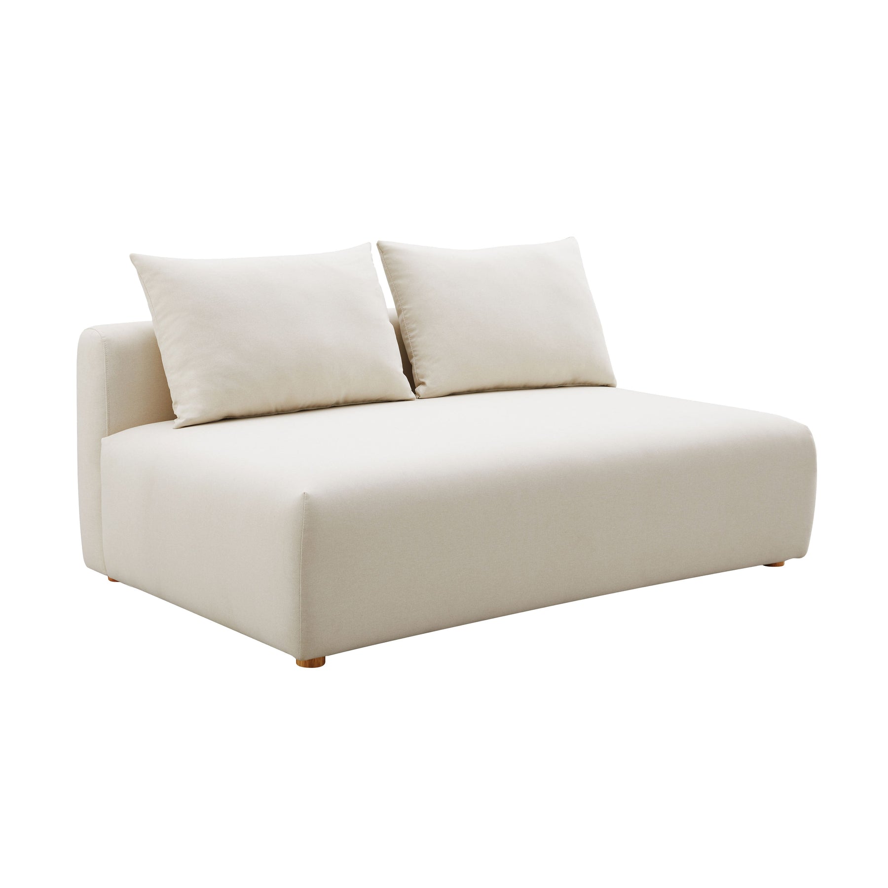 Hangover 64" Armless Loveseat