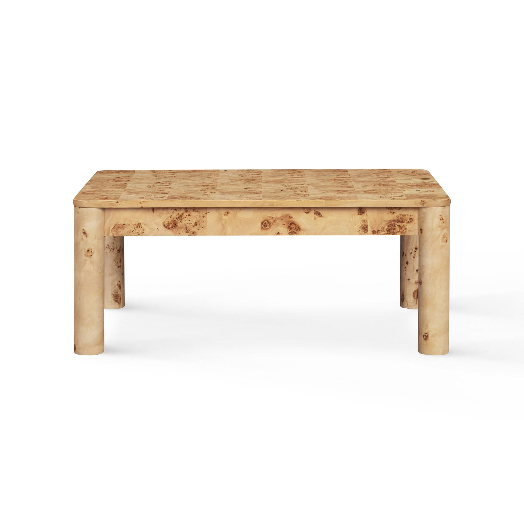 Berri 39" Natural Burl Coffee Table