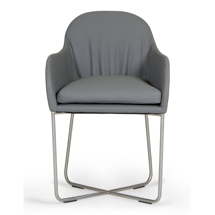 Sweeny Modern Grey Dining Chair