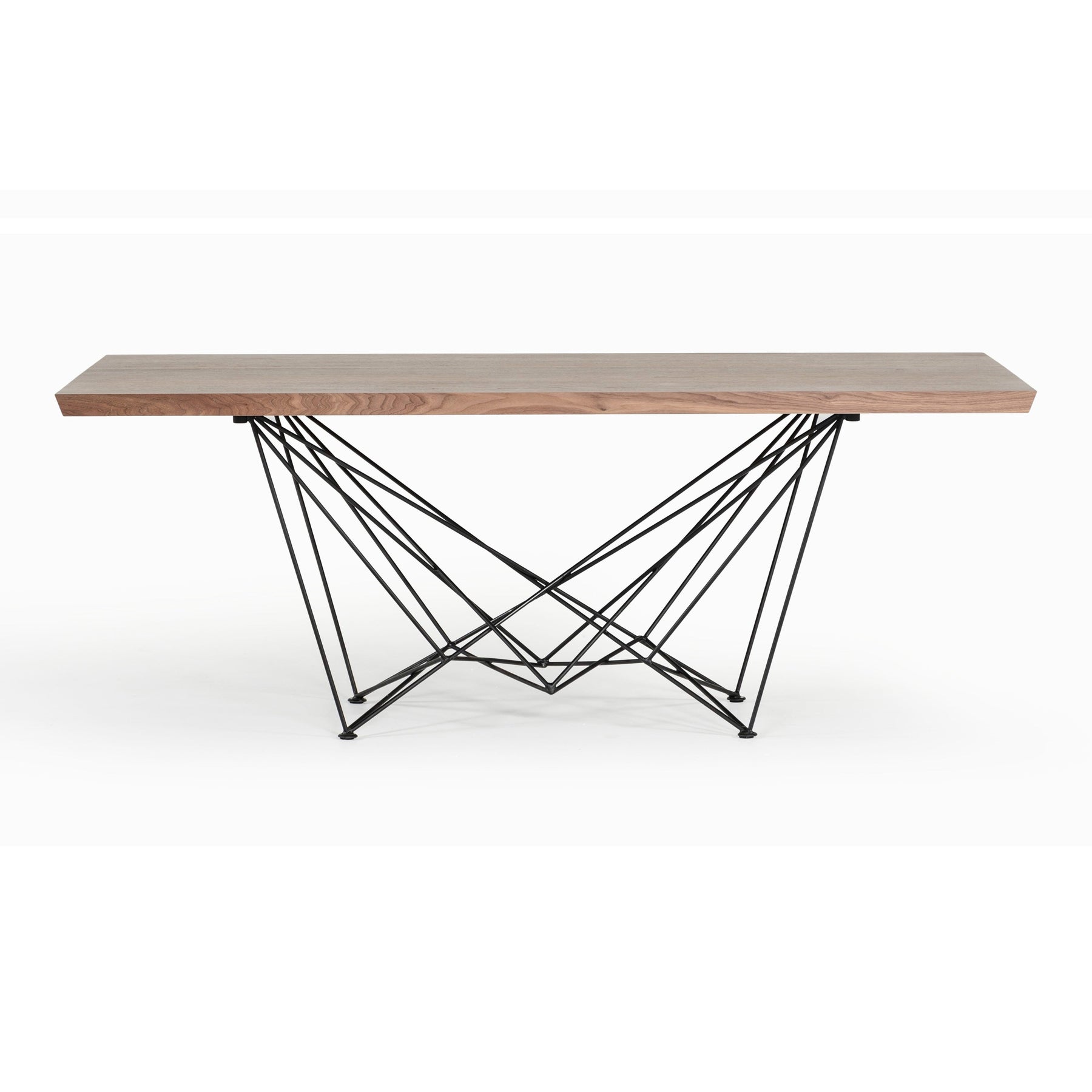 Naomi Modern Walnut Dining Table