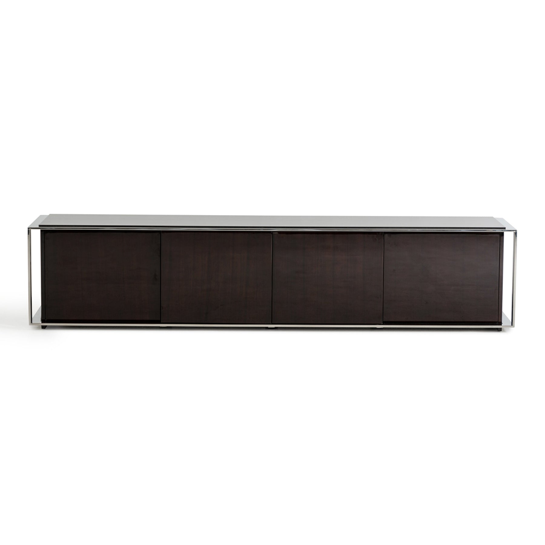Noble Modern Ebony Lacquer TV Entertainment Center
