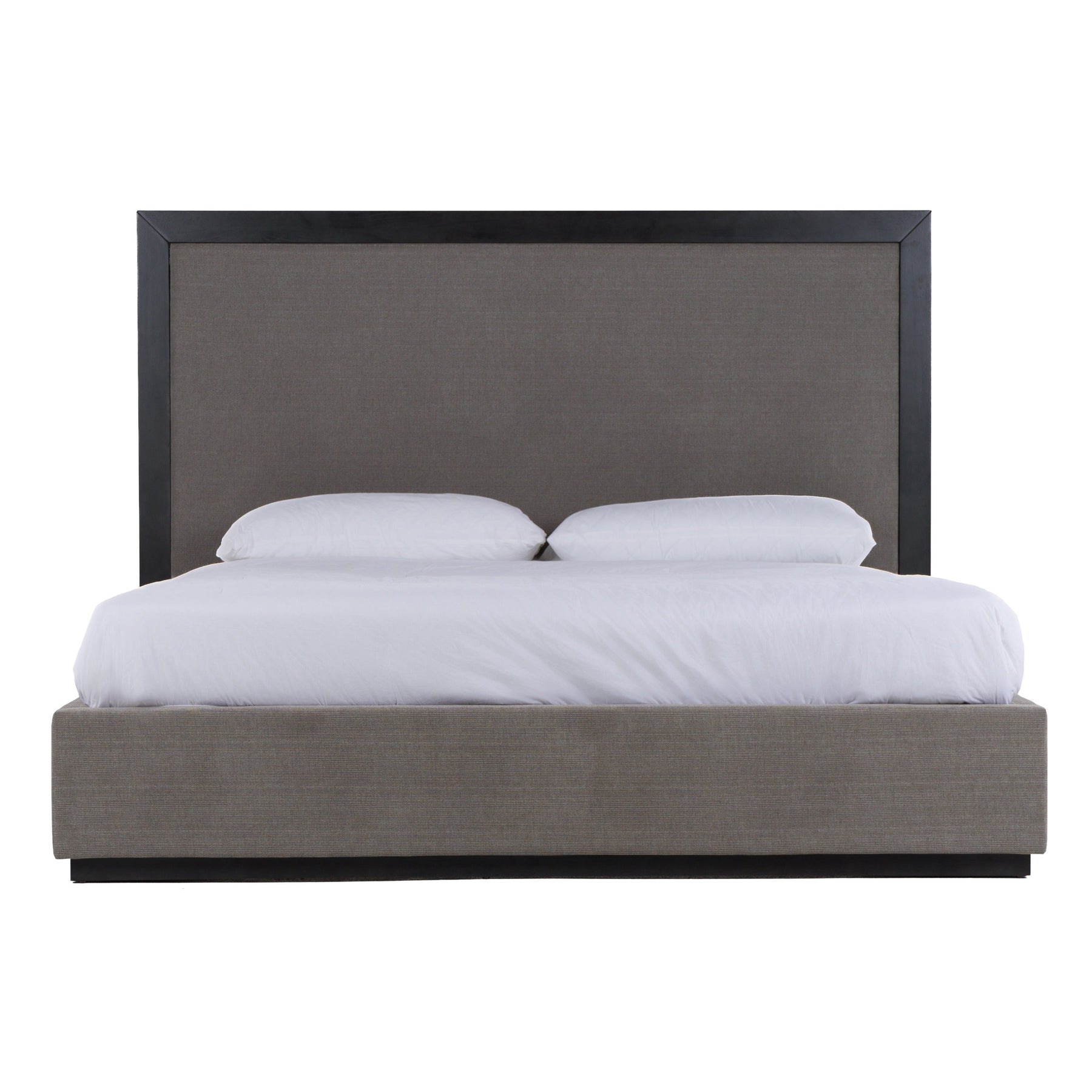 Santa Barbara - Modern Grey Fabric + Grey Wash Bed