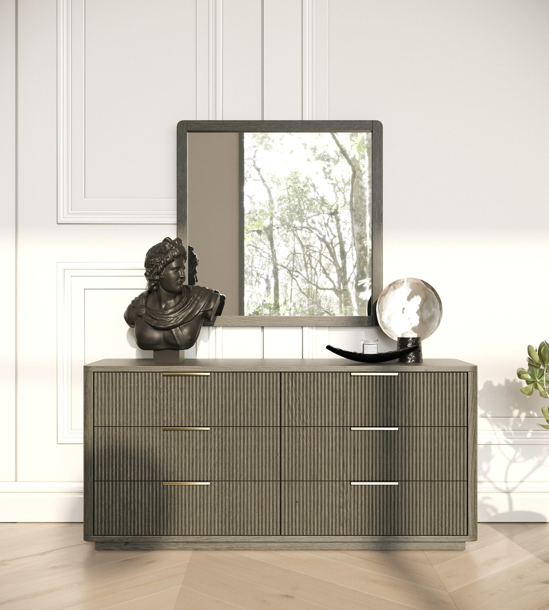 Santa Monica - Modern Grey Wash Dresser