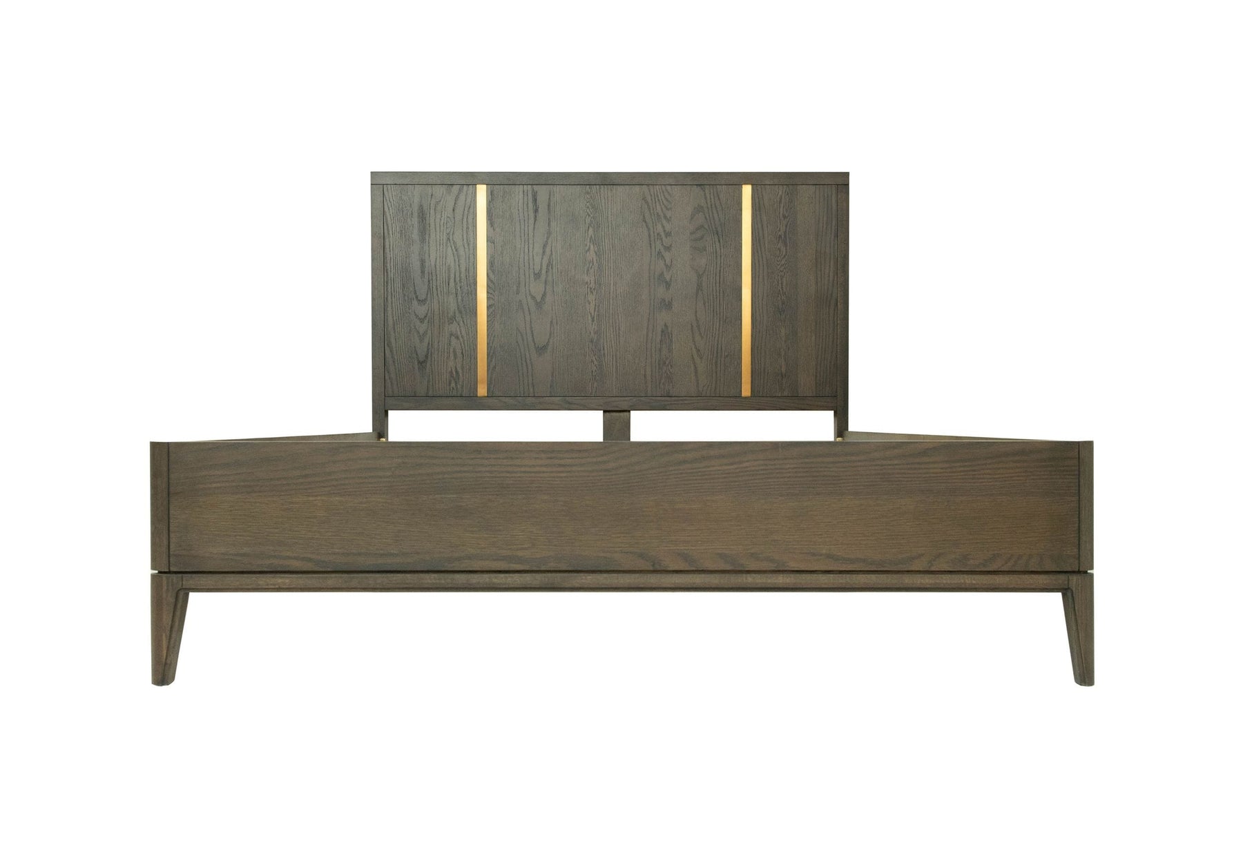 Oakley - Mid-Century Dark Brown Bed