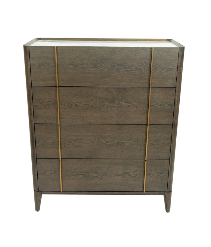 Oakley - Mid-Century Dark Brown Chest