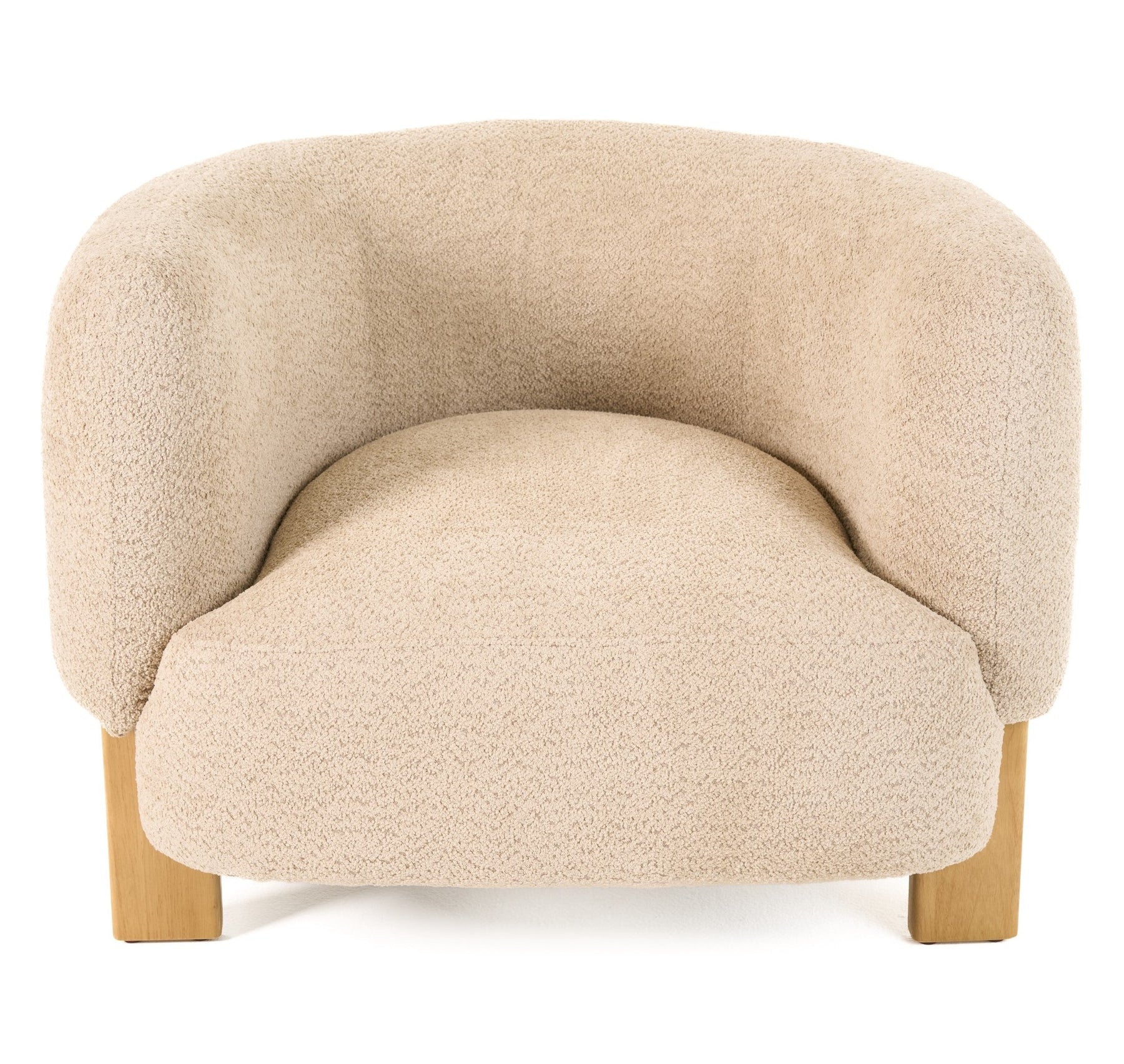 Optima - Mid-Century Modern Taupe Fabric Accent Chair