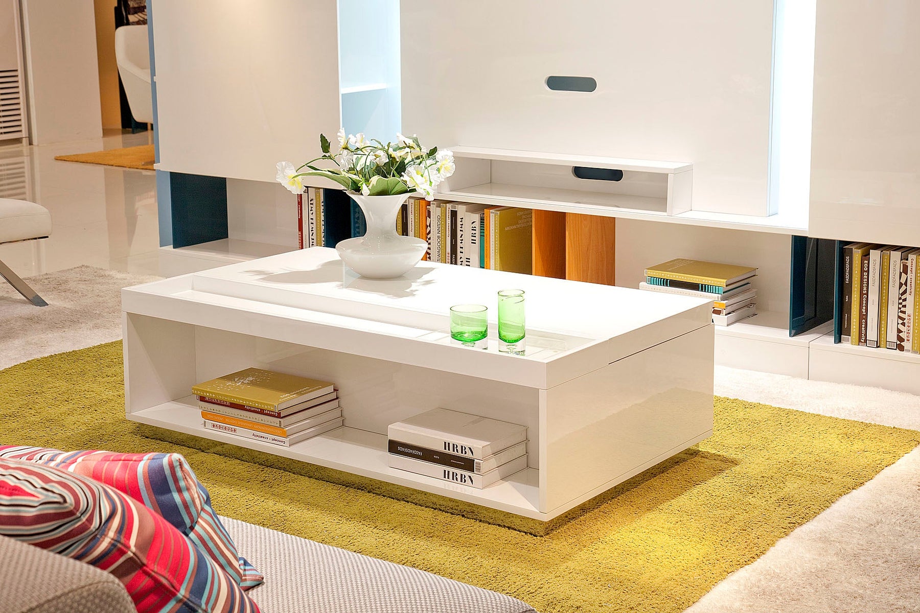 Nancy Modern White Coffee Table