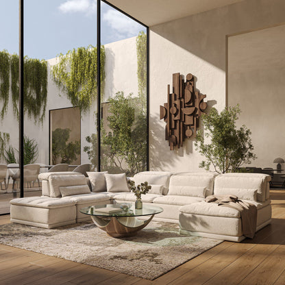Panorama – Contemporary Beige Modular Sectional Sofa
