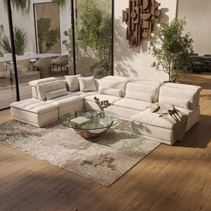 Panorama – Contemporary Beige Modular Sectional Sofa