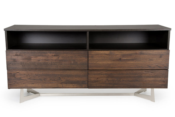 Wharton Modern Dark Aged Oak Dresser
