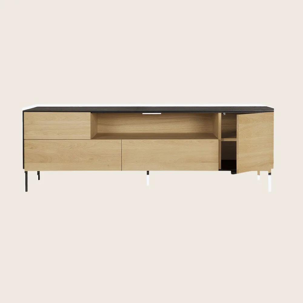 Oak Blackbird Media Cabinet
