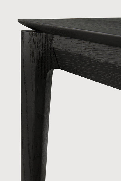 95" Oak Black Bok Dining Table