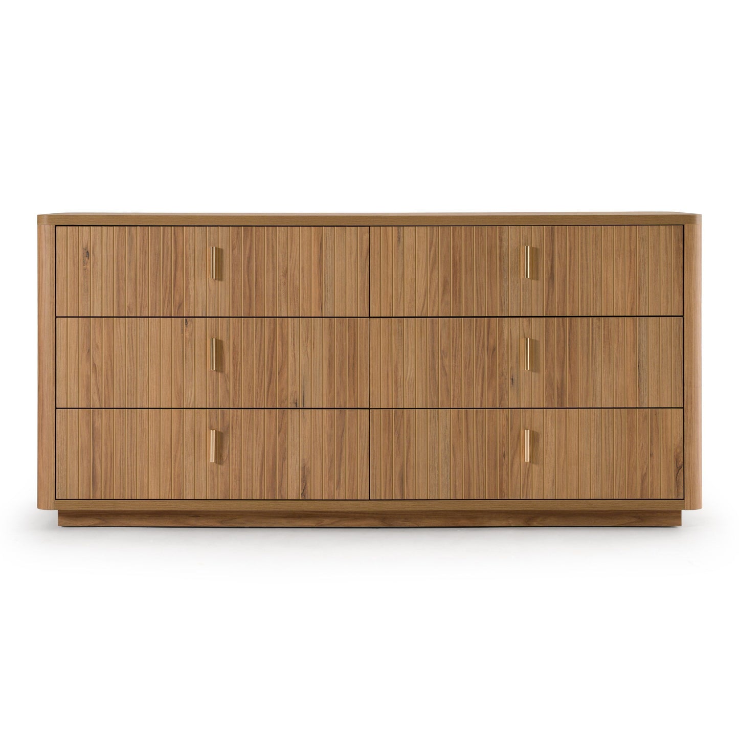 Roma – Modern Oak + Gold Dresser