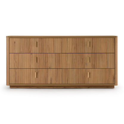 Roma – Modern Oak + Gold Dresser
