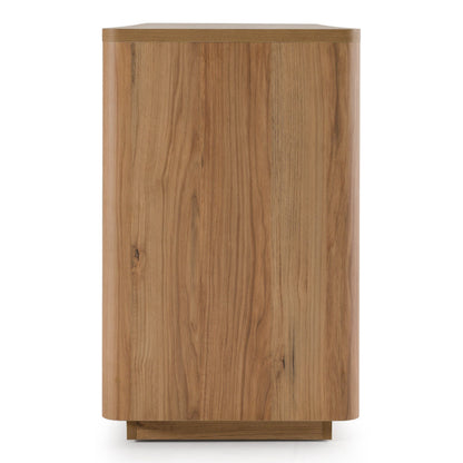 Roma – Modern Oak + Gold Dresser
