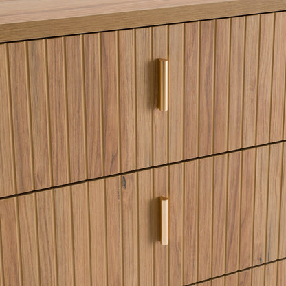Roma – Modern Oak + Gold Dresser