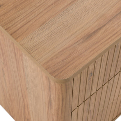 Roma – Modern Oak + Gold Dresser