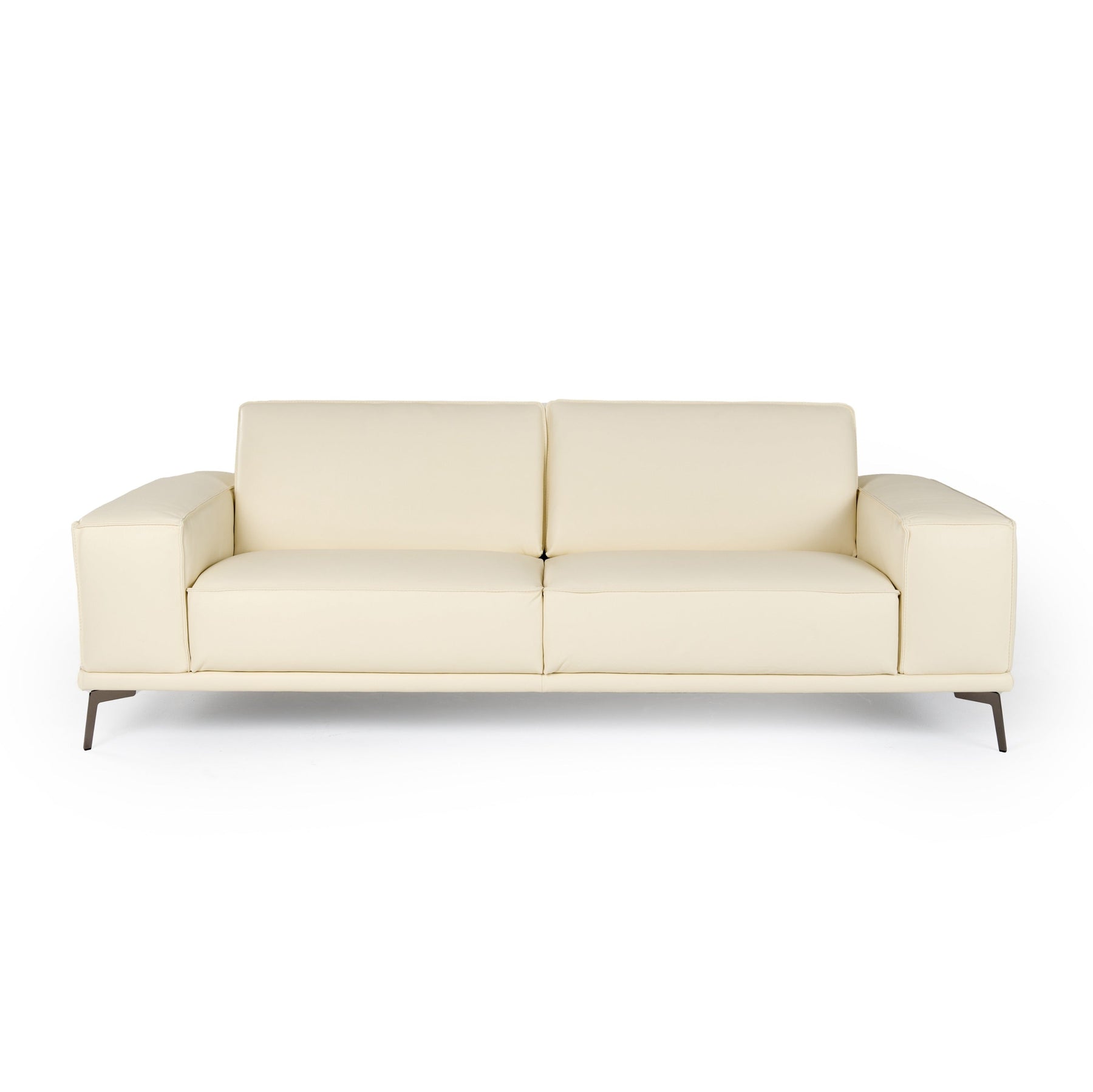 Soho - Italian Ivory Leather Sofa