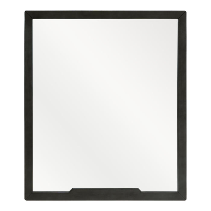 Soria Modern Grey Wash Mirror