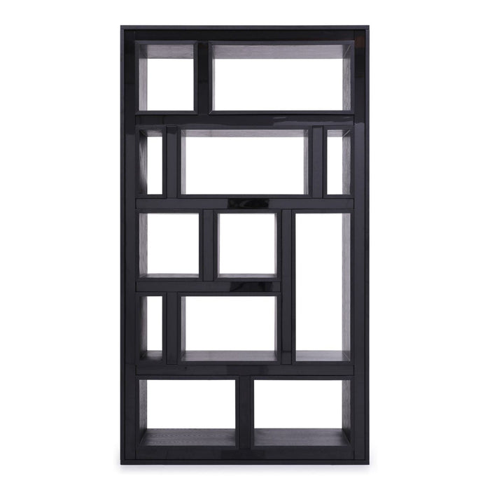 Suffolk - Contemporary Black Ash Bookcase