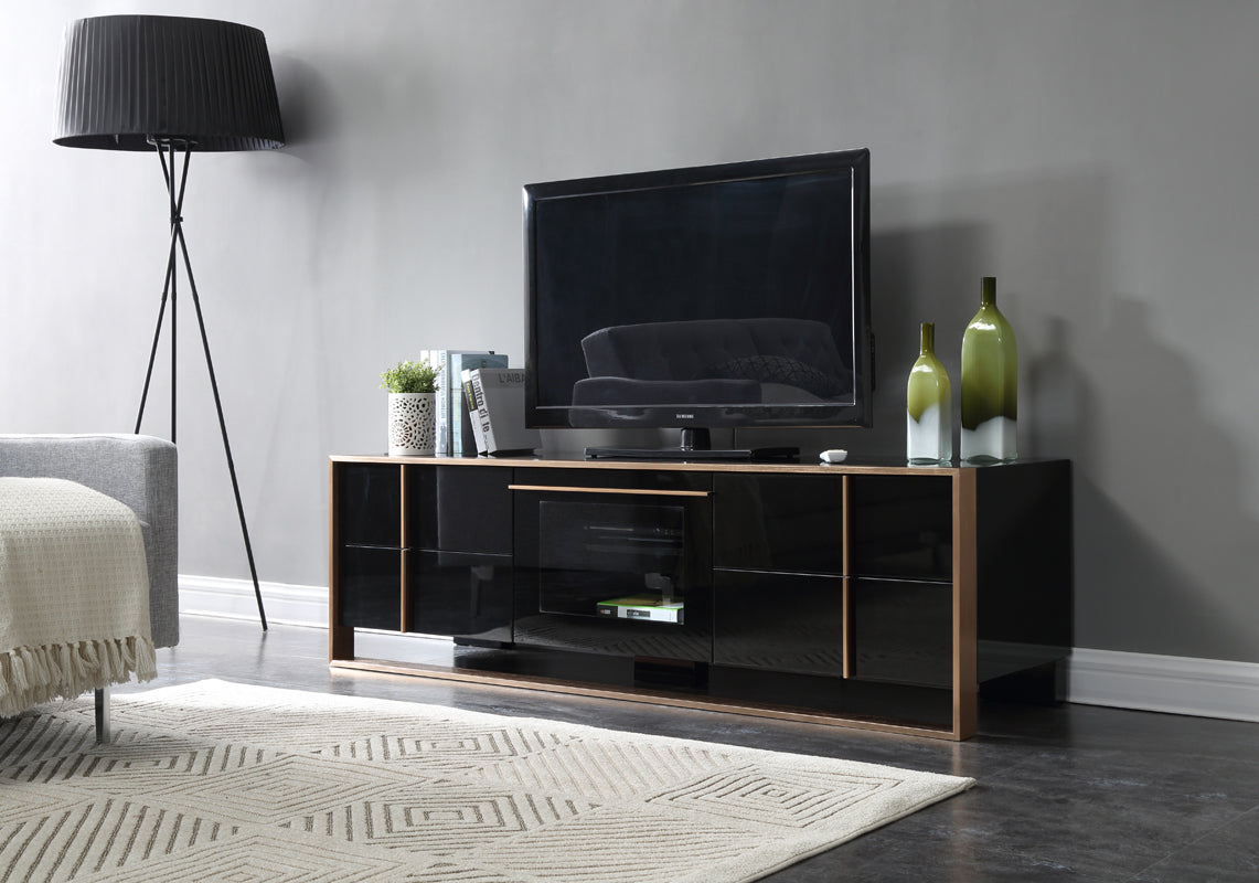 Cartier Modern Black & Rosegold TV Stand