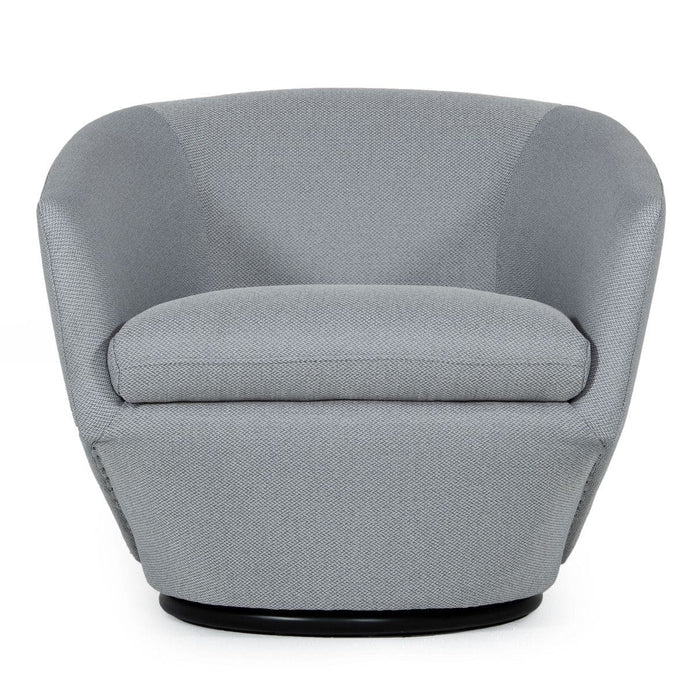 Tyson - Modern Grey Fabric Accent Chair