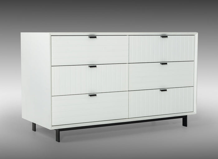 Valencia Contemporary White Dresser