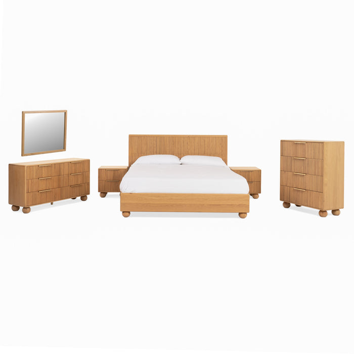 Winters - Modern Natural Oak Bedroom Set