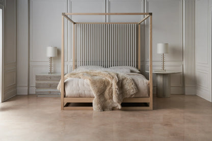 Pinstripe Light Bed - Queen