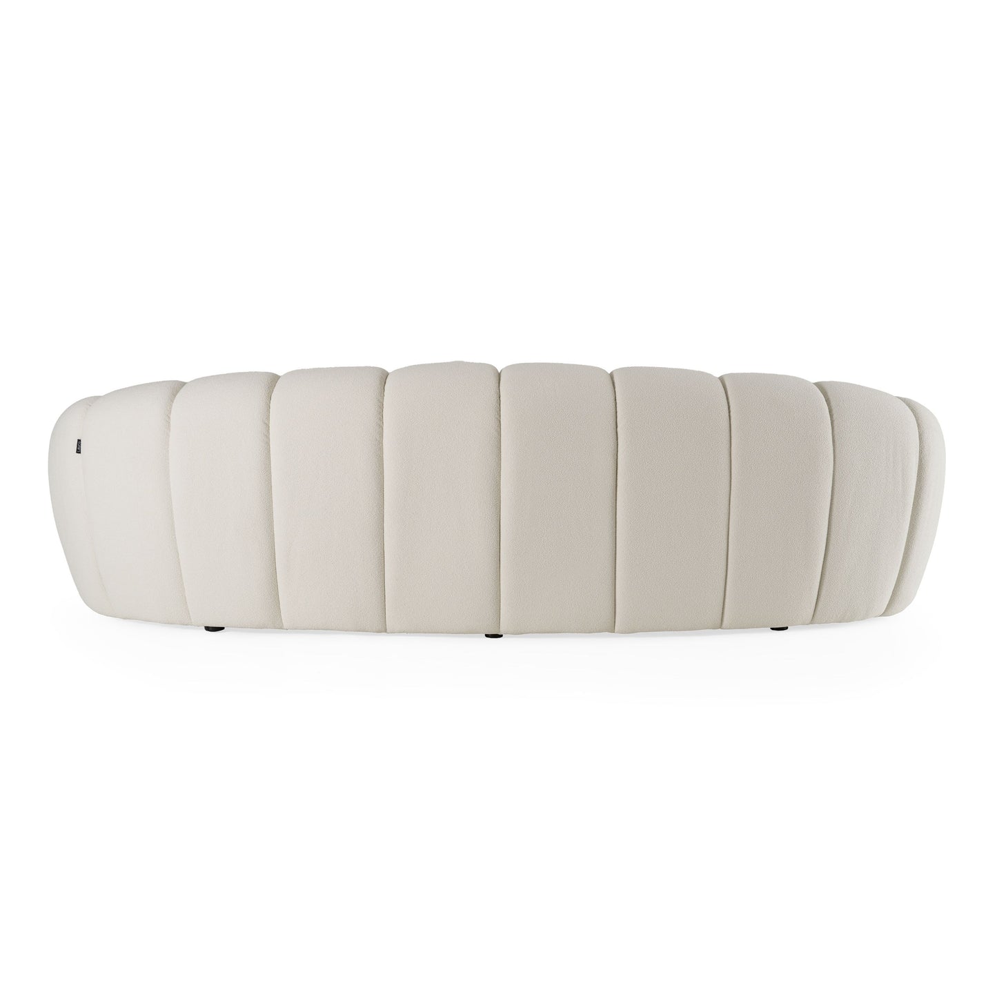 East Sofa – Modern Curved Beige Statement Sofa